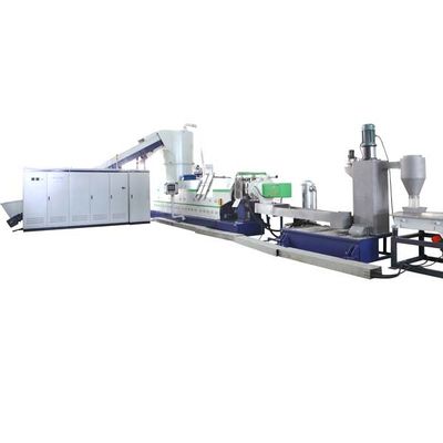 خرید دستگاه بازیافت افقی PP PE ماشین تک مرحله ای گلوله سازی با فشرده کننده برش online manufacture