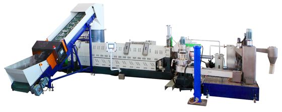 خرید 250kg/Hr - 300kg/Hr گرانولاتور اکستروژر تک پیچ برای بازیافت پلاستیک online manufacture