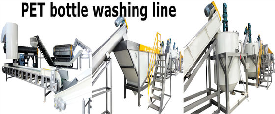 خرید ماشین خرد کردن بطری های PET اتوماتیک از فولاد ضد زنگ 2000kg / ساعت online manufacture
