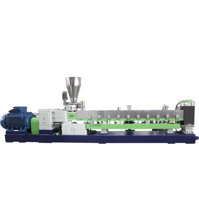 Co چرخش دو پیچ Extruder خط پلاستیکی Pelletizing برای ترکیب و اصلاح