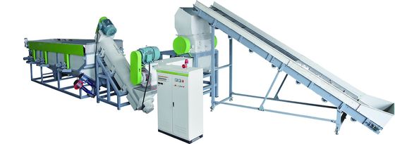 500kg/Hr - 2500kg/Hr ماشین بازیافت لباسشویی پلاستیکی خط شستشوی خودکار فیلم PE