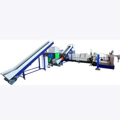 دو مرحله دستگاه گلوله سازی خط بازیافت فیلم PP / PE ML ماشین گلوله سازی 600kg - 800kg در ساعت