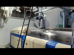 دستگاه بازیافت الیاف PET و پره های PET با دستگاه گلوله سازی تک مرحله ای تراکم کننده کاتر